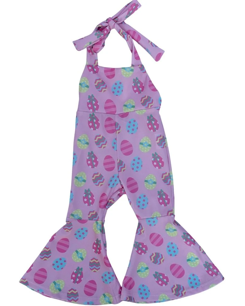 Andi Pleated Bell Bottom Jumpsuit - Egg Hunt - Image 7