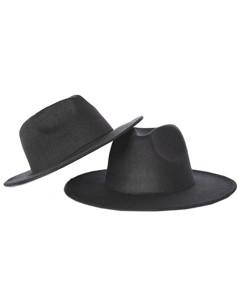 Bordeaux Flat Brim Hats - Image 5