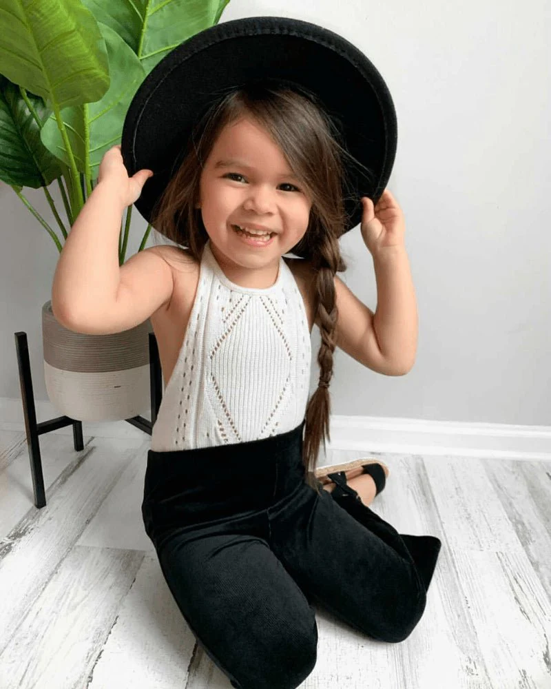 Drake Crochet Halter Romper - Gardenia - Image 11