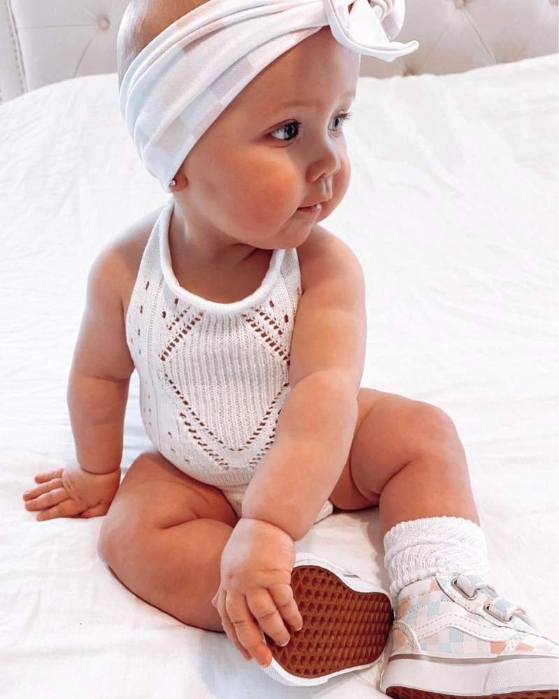 Drake Crochet Halter Romper - Gardenia - Image 9