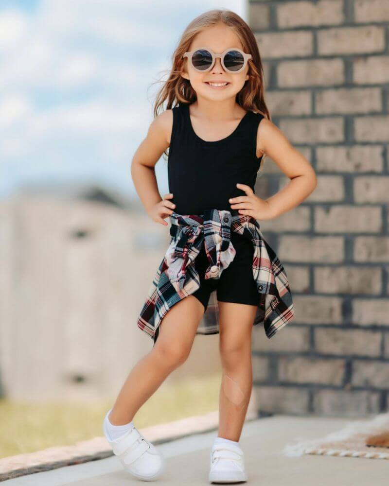 Gigi Bikeshort Romper - Black - Image 3