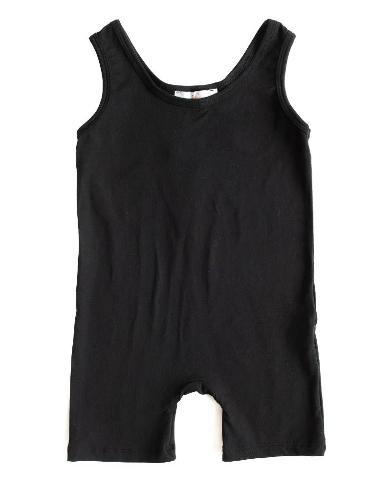 Gigi Bikeshort Romper - Black - Image 5