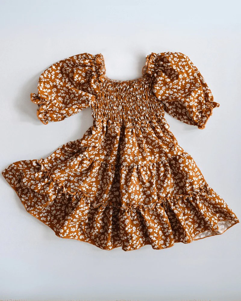Katherine Dress - Russet Floral - Image 3
