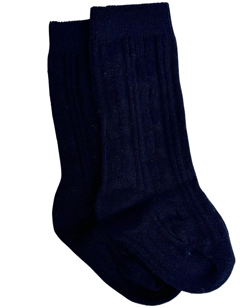 Pepper Knee-High Cable Knit Socks - Image 4